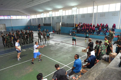 Skadud 12 Kalahkan Tim OPSUS di Final Bulutangkis